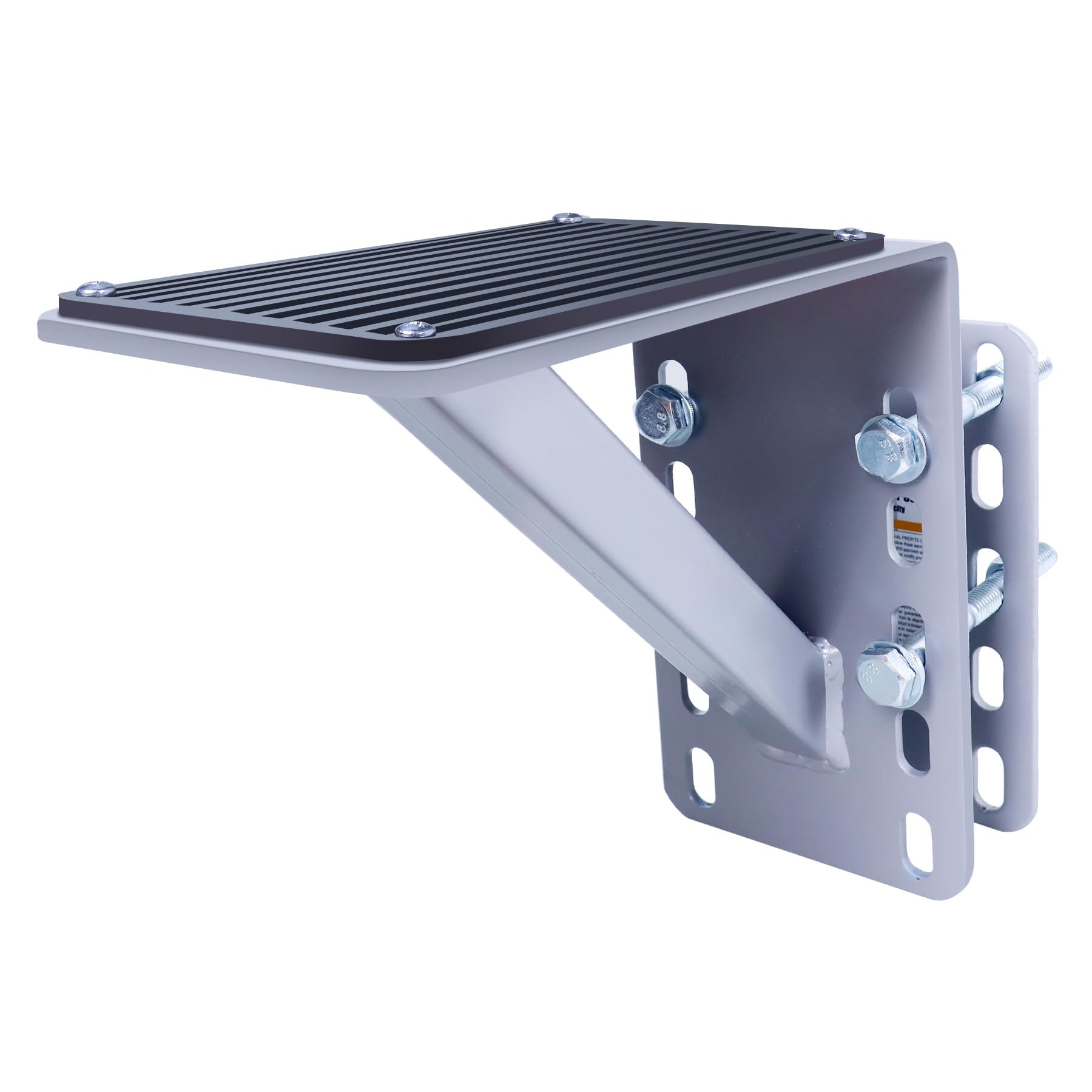 70089 Heavy Duty 300-lbs Capacity Steel Trailer Step for Boat and Utility Trailers With Anti-Slip Traction and Powder Coat Finish For 3 inch x 5 inch Frame