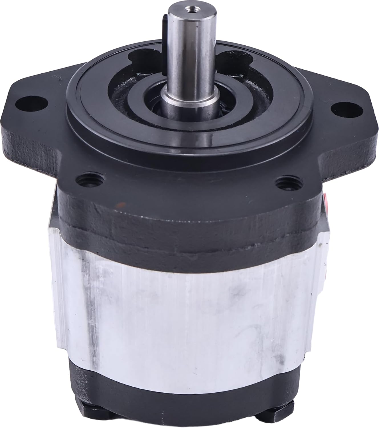 Solarhome Hydraulic Gear Pump 3-17 GPM Straight 5/8" Keyed Shaft CID 1.37 SAE A-2 Bolts mounting CCW Cast Iron Flange