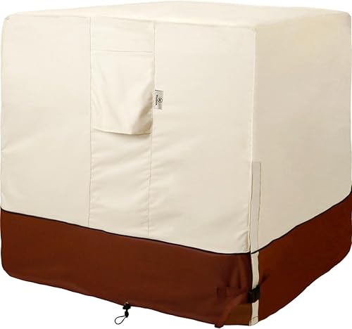 Westblue Cubierta de aire acondicionado para unidades exteriores, cubierta de CA 600D duradera para unidad exterior, impermeable y resistente,