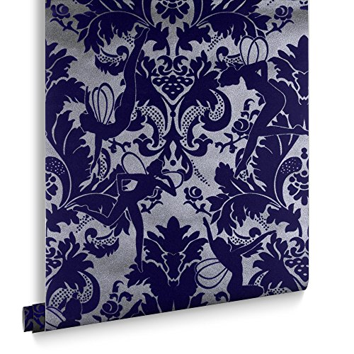 Graham & Brown Vinyl Wallpaper Forest Muses Flock Collection Ultimate Collection, 30 – 988