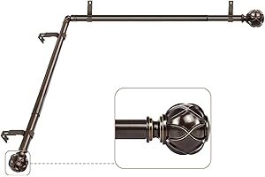 KAMINAINA Corner Curtain Rod: The Perfect Fit for Corner Windows