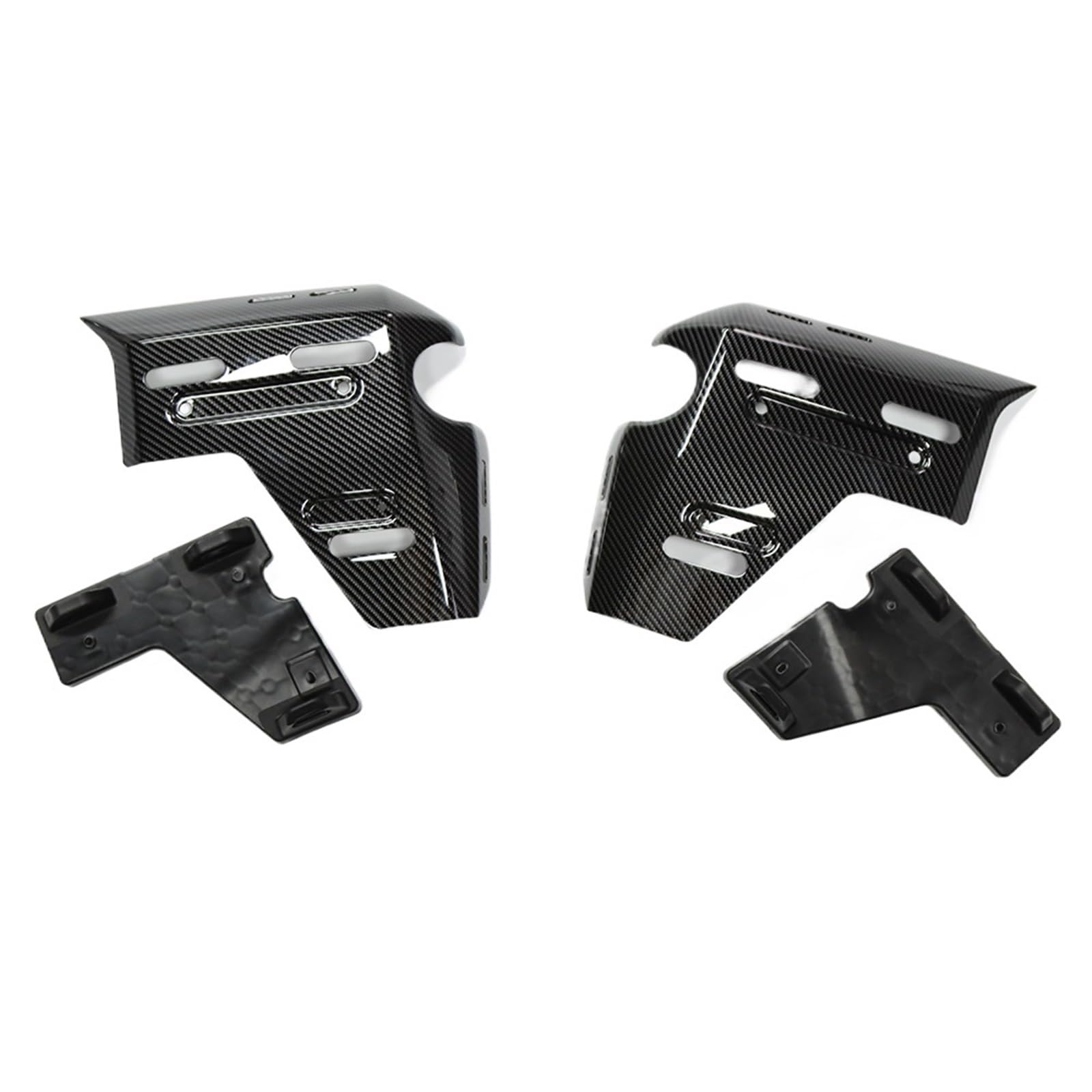 Osłona panelu chłodnicy Pasuje Do Motocykla BMW R1300GS R1300 GS ADV Adventure 2024-2026, Osłony Boczne Zbiornika Wody, Rama, Osłona Chłodnicy Przednia(Black)
