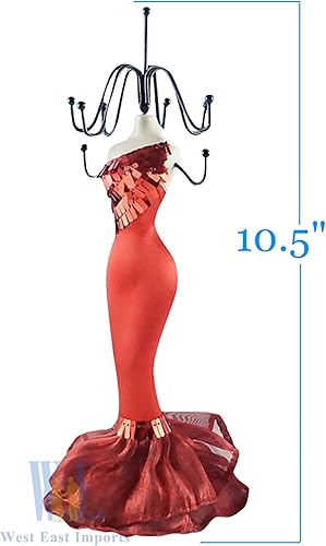 Miniatura 2 de WE - Organizador de árbol de lentejuelas con soporte para joyas de 10.0in