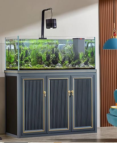 JAJALE 175 Gallon Premium Plant Aquarium Tank with Ultra Clear Glass and Sump Black