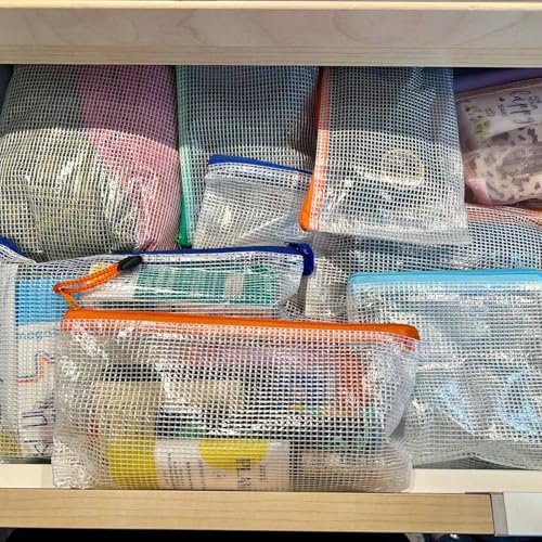 Pochettes plastique A3 A4 A5 A6 avec fermeture éclair pour document bureau - 5