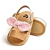 HsdsBebe Baby Girls Bowkont Princess Sandals Bohemia Soft Sole Toddler First Walkers Beach Dress Slipper Shoes