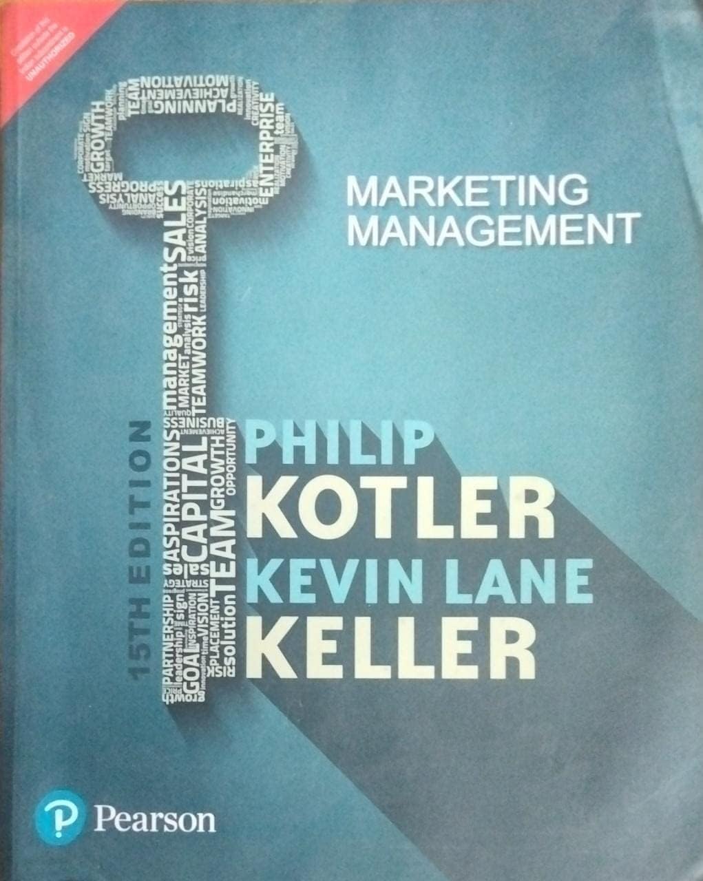 Marketing Management By Philip Kotler,(Second Hand & Used Book) (S)