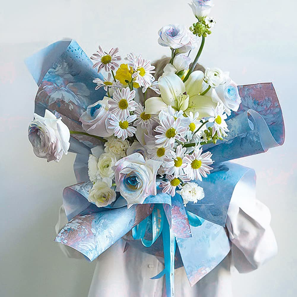 Amazon | 包装紙 花柄 ラッピングペーパー おしゃれ 花柄 フラワー
