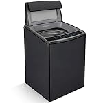 Robustt Top Load Fully Automatic Washing Machine Cover for 6 kg, 6.5 kg, 7kg & 7.5 kg (Grey) | Waterproof & Dustproof Polyester Fabric with Zipper | Protection Cover | 59 x 59 x 86 cms