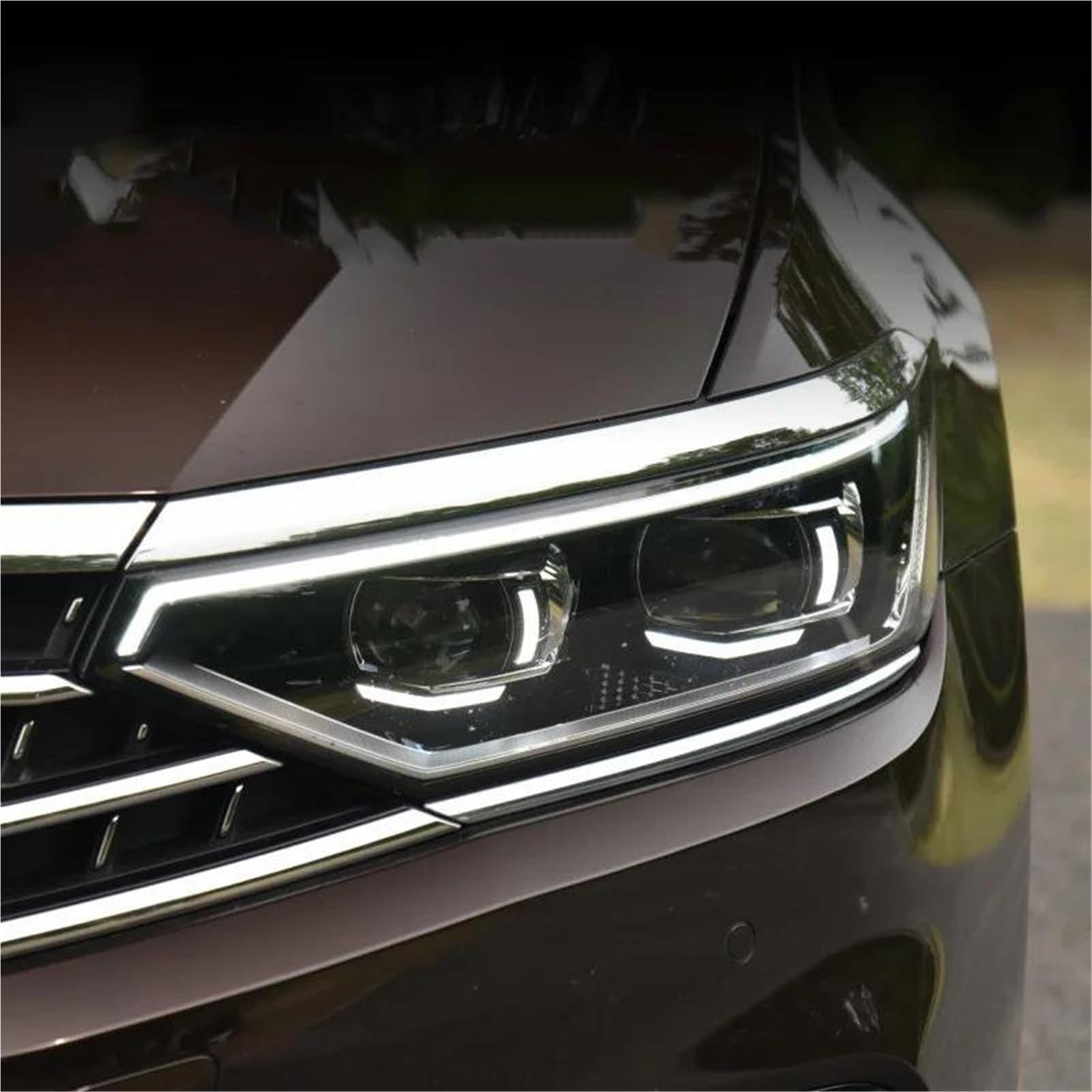 Migliora la sicurezza della guida notturna Accessori Per Auto Modificato Faro Girare Per VW Per Magotan B8.5 2020 2021 2022 Testa Frontale Gruppo Lampada