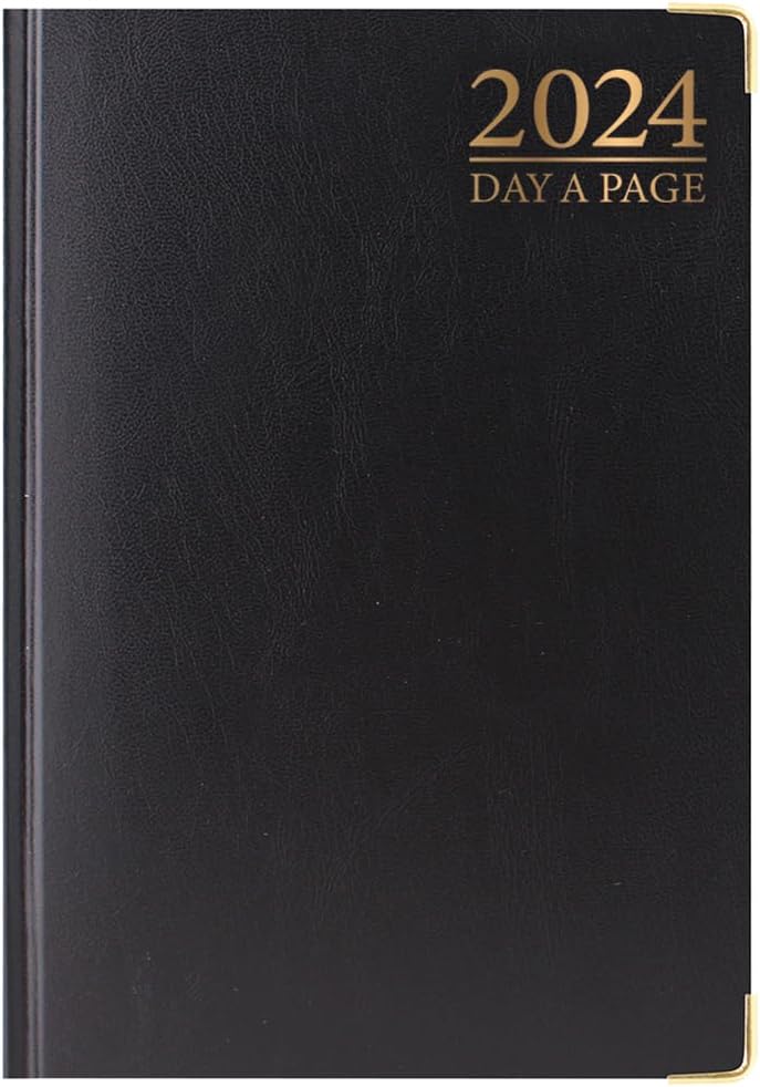 2024 A5 Day A Page Luxury Non Scratch Paper Cover Organiser Luxe Floral - Foto 8