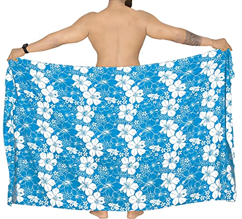 LA LEELA Men's Sarong Bath Swim Pareo Aloha Wrap3