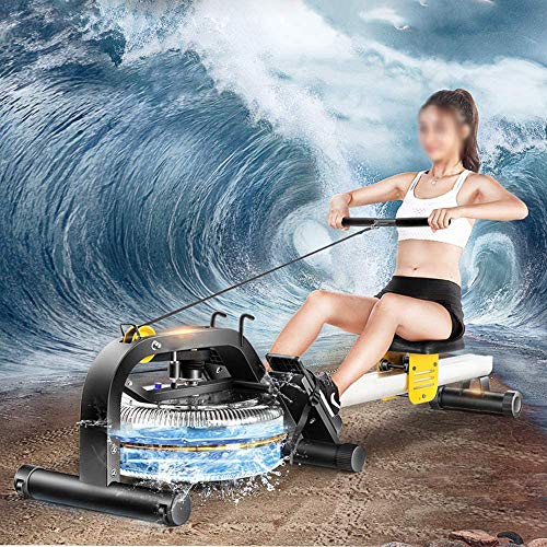 Image of Rowing Machine Aerobic Exercise Training Equipment Multiple Fitness Methods Adjustable Resistance Comfortable Cushion for Home Gym