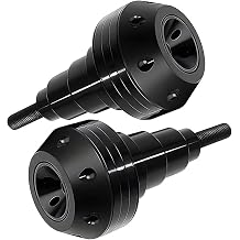 2Pcs Motorcycle Modified Exhaust Anti-Fall Stick for Harley Davidson Sportster 1200 1988-2022, Engine Anti-Collision Protection Ball Protection Bar Frame Slider Crash Protector,C Black
