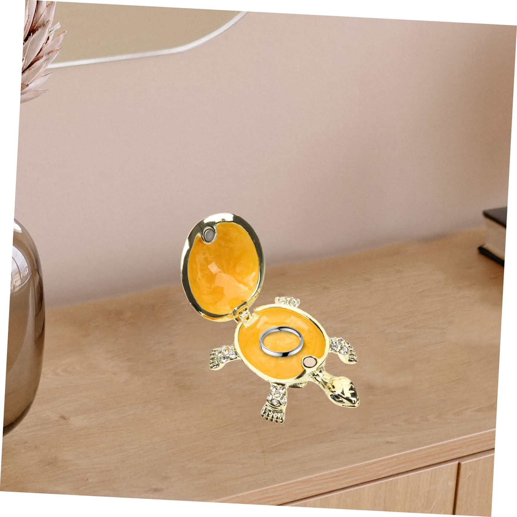 LIFKOME 3pezzi Scatola Porta Gioielli Forma Di Contenitore Decorativo Per Anelli e Collane Design Elegante e Creativo Scatola Porta Bijoux Compatta e Resistente Per Amiche e Appassionate