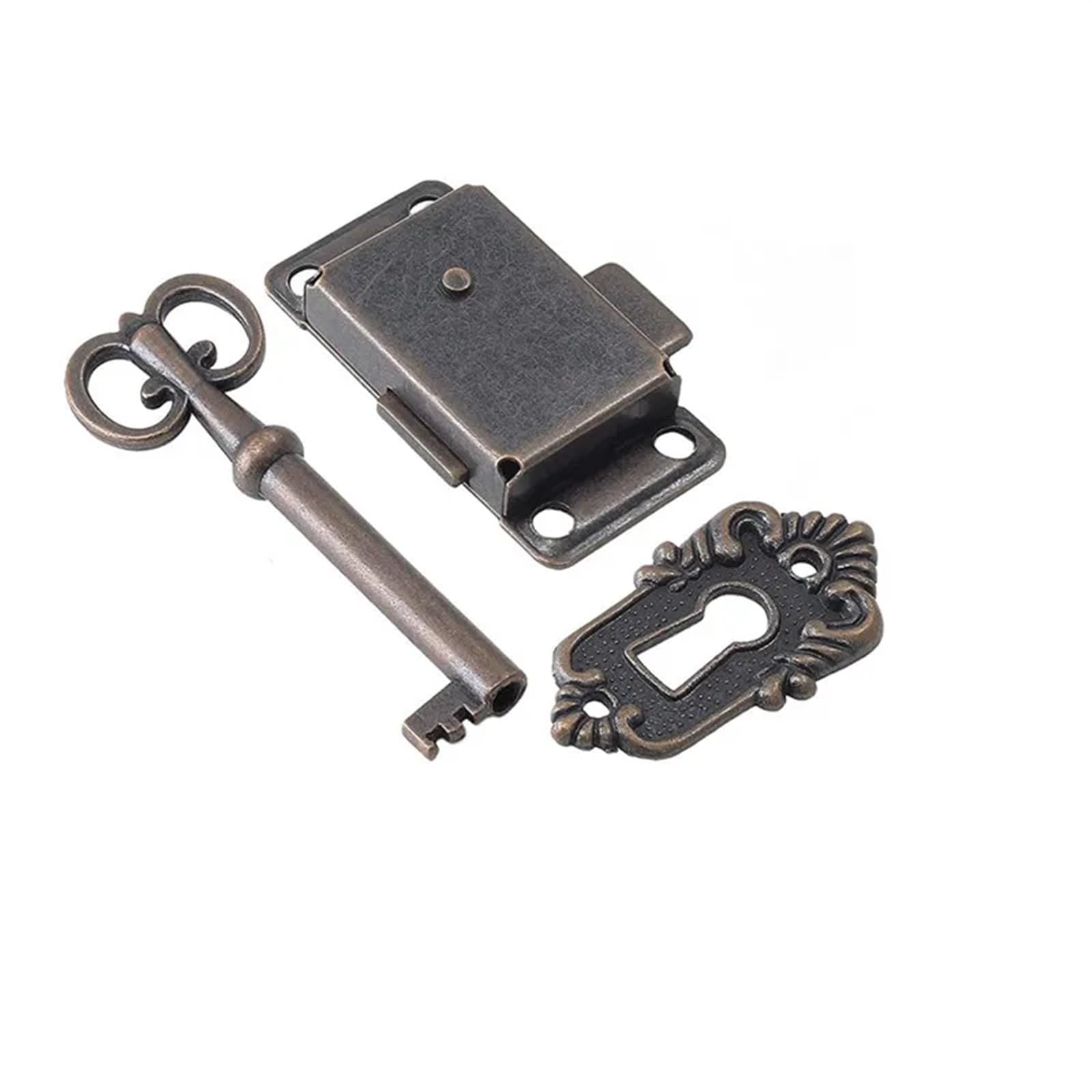 Drawer Lock，Antique Iron Door Lock Cabinet Style Locks