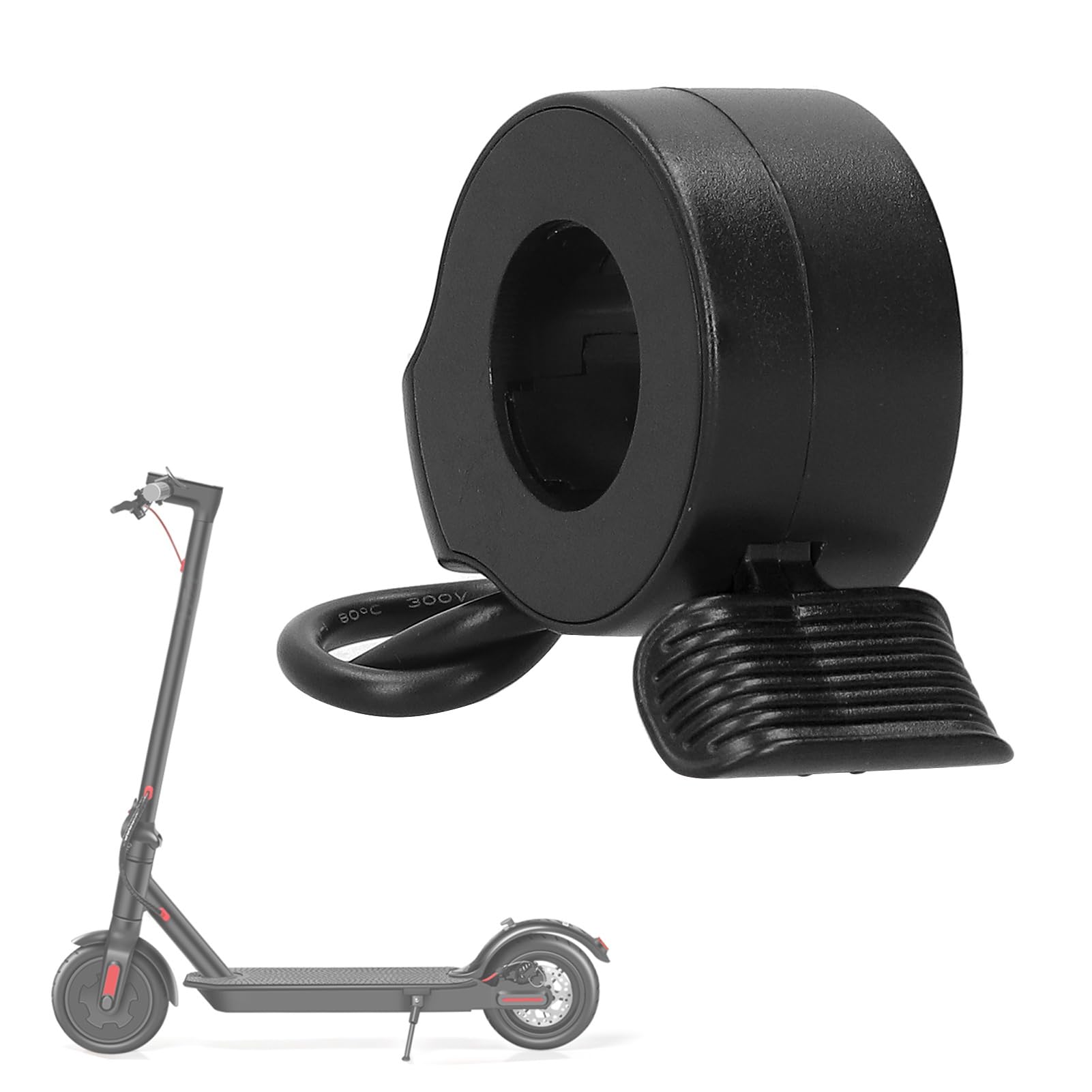 Palanca de aceleración para patinete eléctrico acelerador de pulgar sensor Hall puño acelerador patinete eléctrico control de acelerador de pulgar derecho/izquierdo válvula de aceleración conector imp