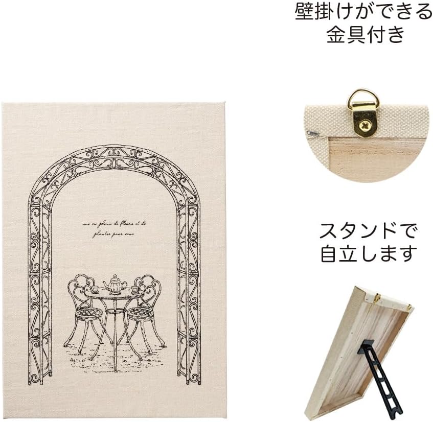 グリーンハウス(Green House) Greenhouse Handmade Canvas Board for Tea Party in the Garden 5213