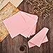 SEVENWELL 50pcs Jewelry Cleaning Cloth Pink Polishing Cloth for Sterling Silver Gold Platinum Small Silver Polish 8x8cm