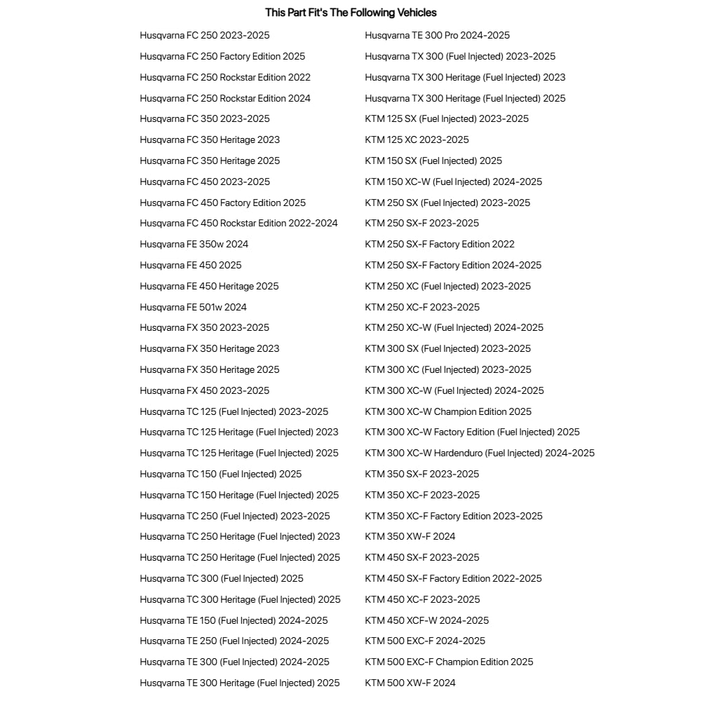 Tusk Grab Handle Black for KTM 300 XC-W Hardenduro (Fuel Injected) 2024-2025