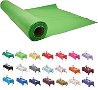 Vista 1 de Craft And Party, Rollo de plástico para cubierta de mesa color verde manzana, 40 pulgadas x 100 pies, rollo de plástico resistente para cubierta