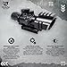 OZARK ARMAMENT 4x32 Rifle Scope, Acog Scope, 4X Rifle Scope, 4X Prism Scope, Picatinny Scope Mount Included with Each Prism Optic