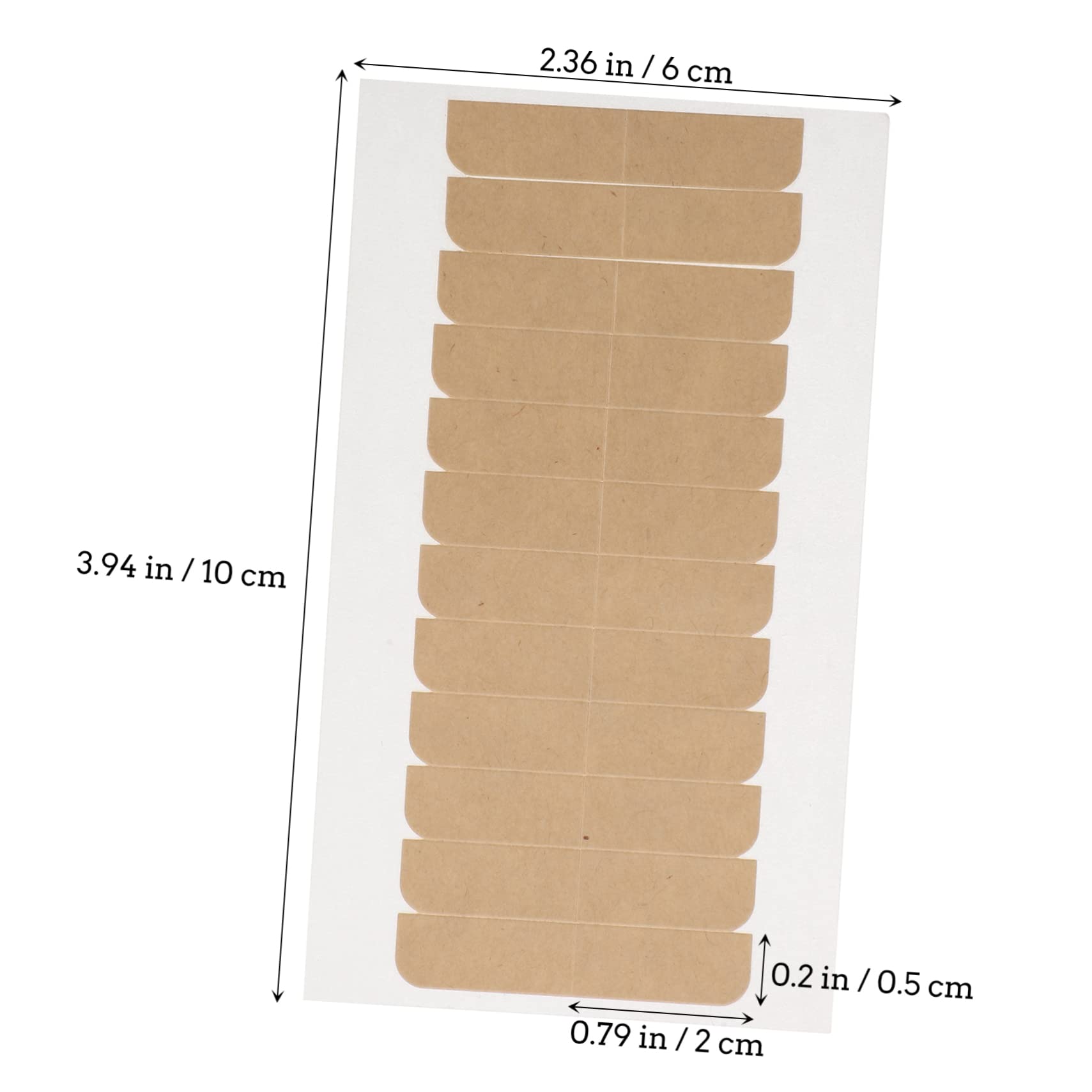 Didiseaon Tape for Hair Extensions 5 Sheets of Double Sided Tape Band Hair Extension Sticker Hair Extension Supplies