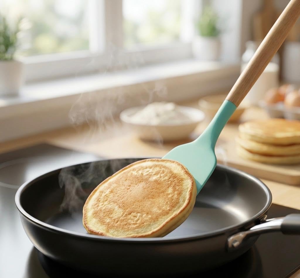 AHASON'S Juego de utensilios de cocina de silicona, 12 piezas de 230 °C a 230.0 °C, resistentes al calor, tenazas, cucharas, espátulas, cepillo, batidor con soporte, utensilios de cocina