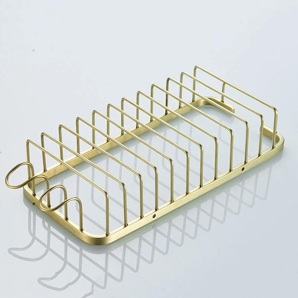 Acquista Set di mensole da bagno di lusso Triangolo angolare Portaoggetti per doccia Mensola a muro Porta WC Organizzatore Set di mobili da bagno Oro in Italia a partire da 11