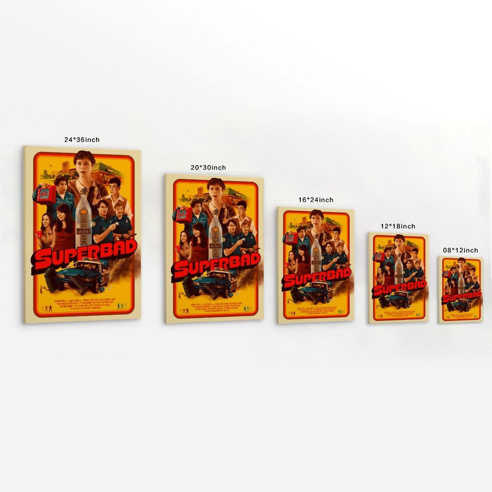 Amazon.com: Superbad Movie Poster Vintage Posters Poster