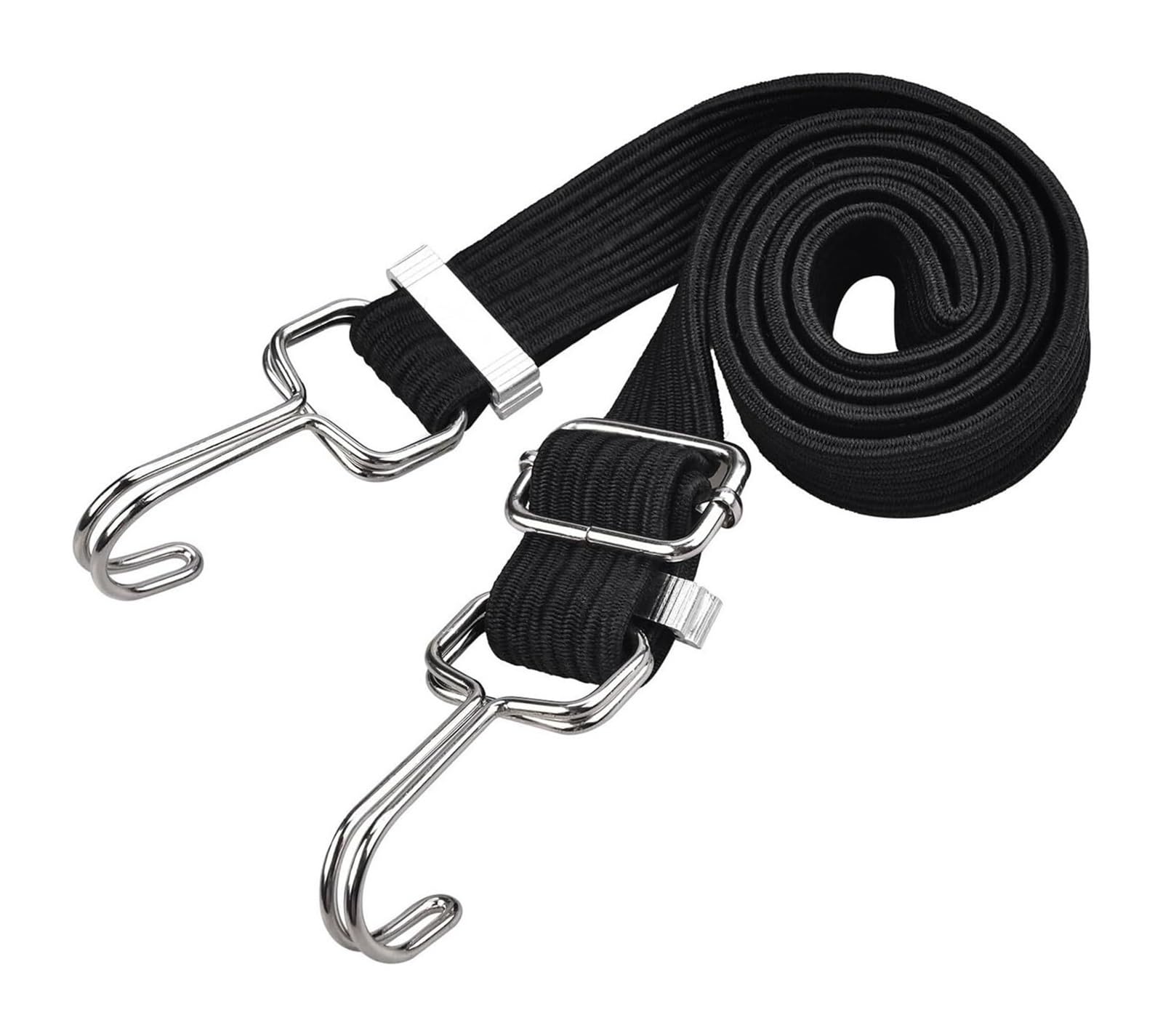 Outdoor Tie Down Rope, Bungee Cords With Hooks Elastic Straps Rope 2cm long 3cm wide