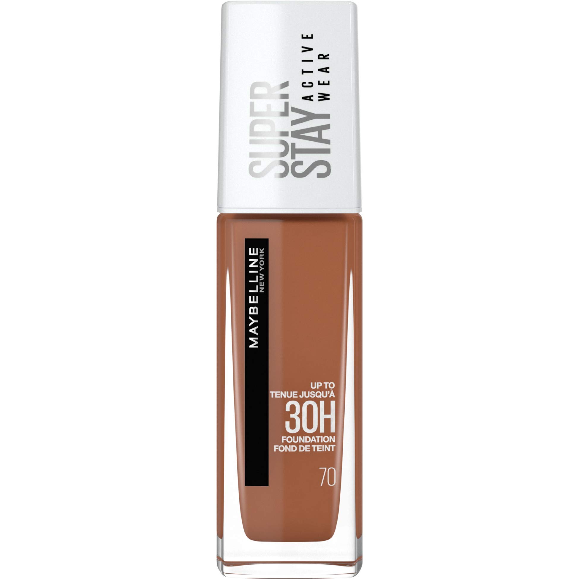 Maybelline New York Super Stay Active Wear, waterproof foundation with high coverage, long-lasting facial make-up for light skin types, colour: No. 10 Ivory (Light), 1 x 30 ml — view 37
