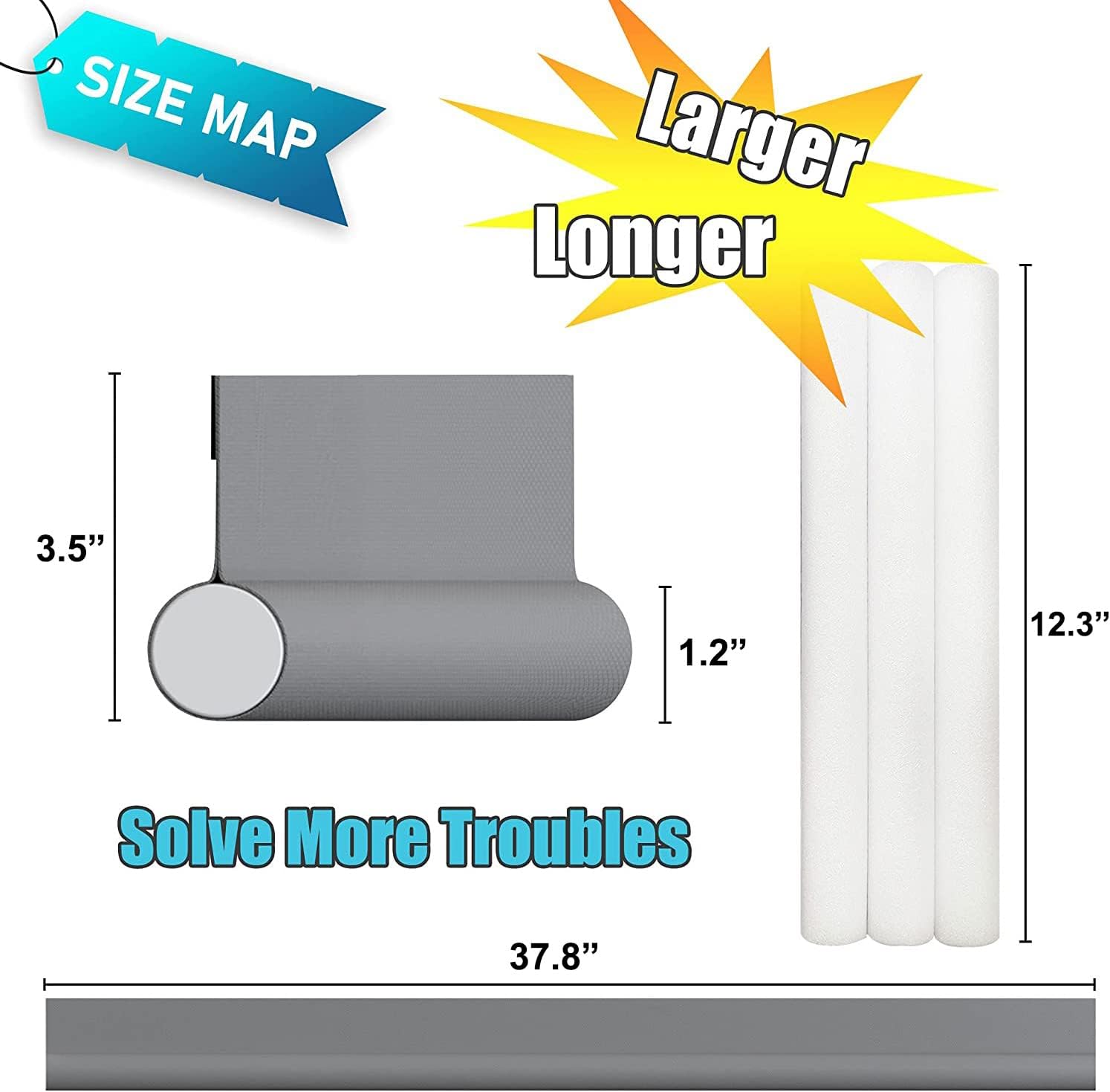 Buy Door Draft Stopper Bottom One Sided Door Draft Blockers,Adjustable