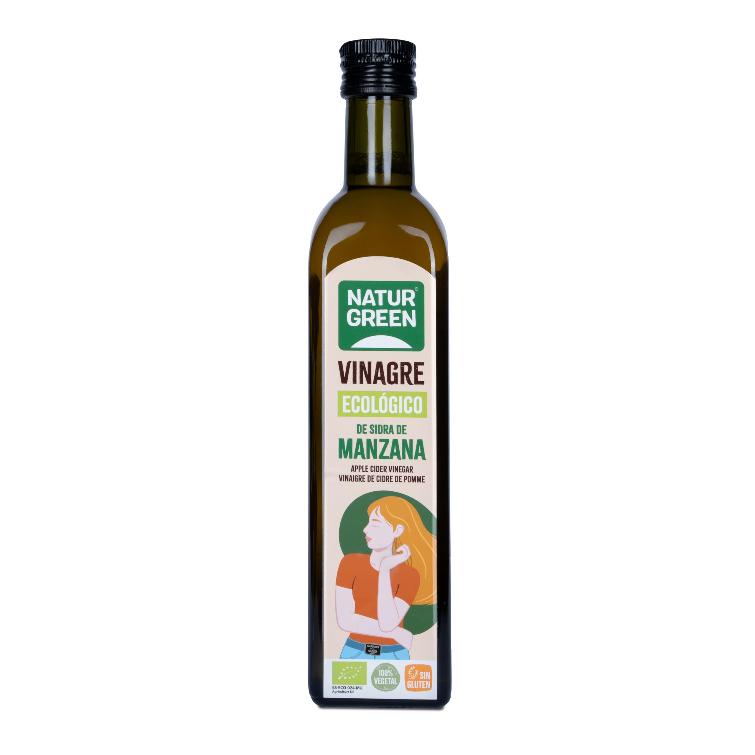 NaturGreen Vinagre de Sidra de Manzana Bio Ecológico 6% 500 ml