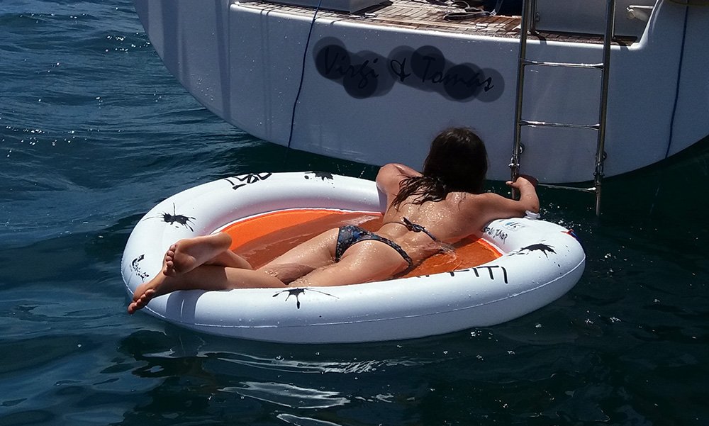 Beach Art M150 - Materassino Gonfiabile La Piscina nel Mare
