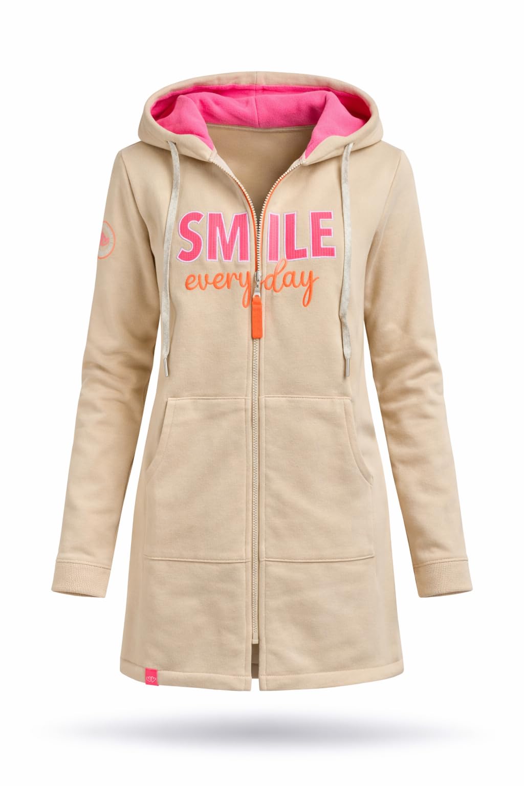 Zwillingsherz Hoodiemantel Hoodiejacke Mantel Pullover Damen Sweatjacke und Kapuzenpullover für Damen – Übergangsstrickjacke Herbst & Wintermode Größe S bis XXL