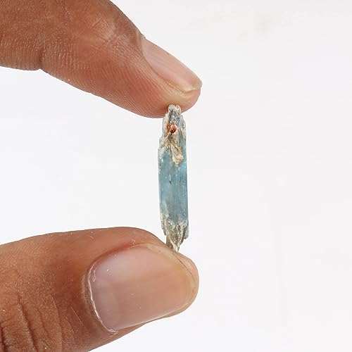 Miniatura 2 de GEMHUB Cianita azul áspera natural con certificación EGL, cristal curativo sin cortar, cianita azul para volteras, cabañas, decoración de peso -9.25