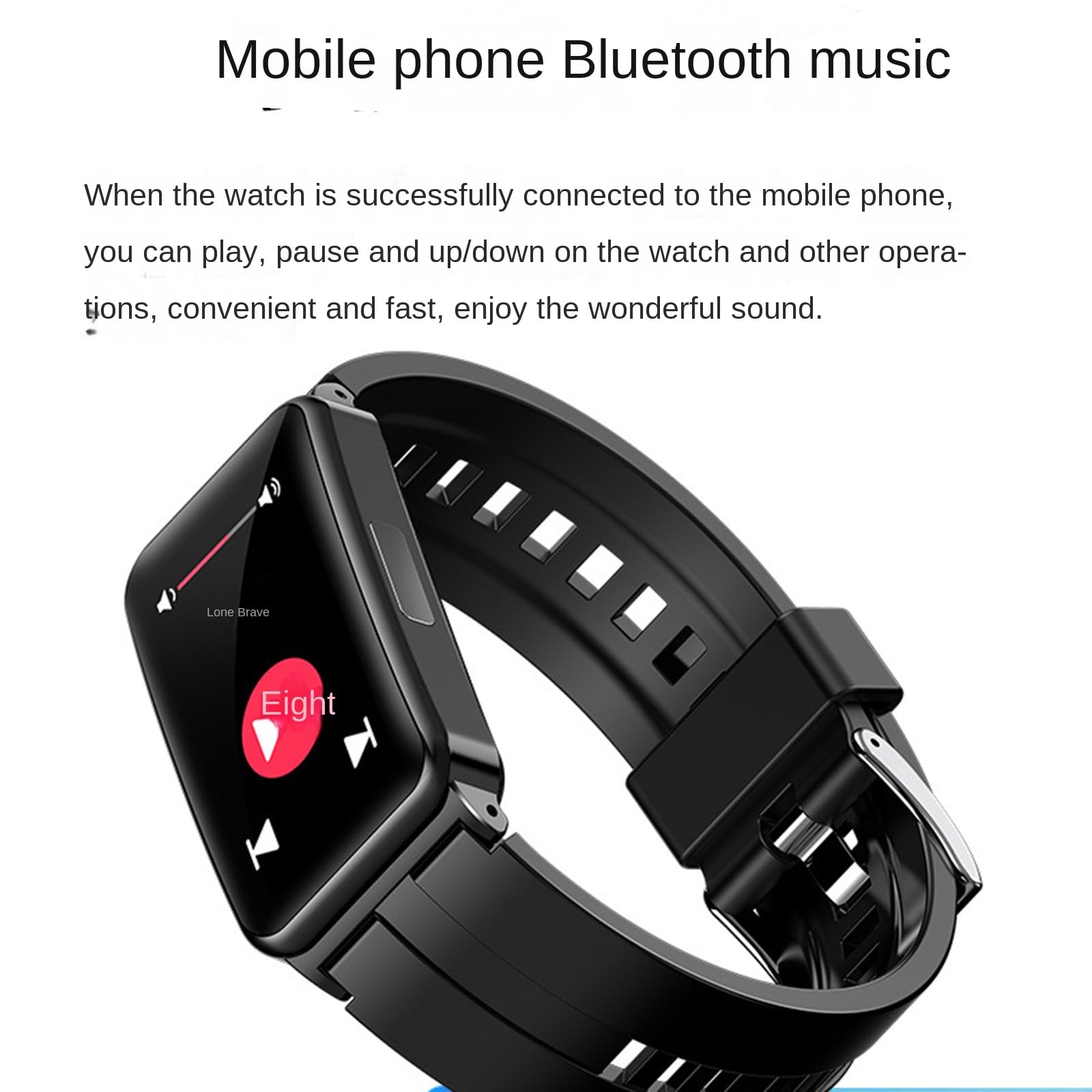 EP01 Smartwatch EKG PPG HRV Health Smart Watch z kaloriami, temperaturą GPS, robienie zdjęć (różowy)