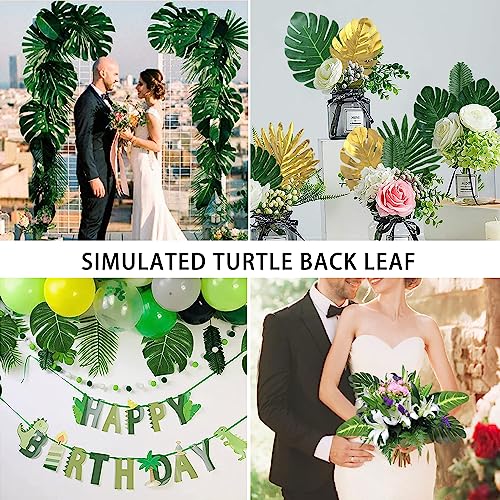 ZIOYA 48 Pezzi Foglie Finte per Decorazioni 5 Tipi...