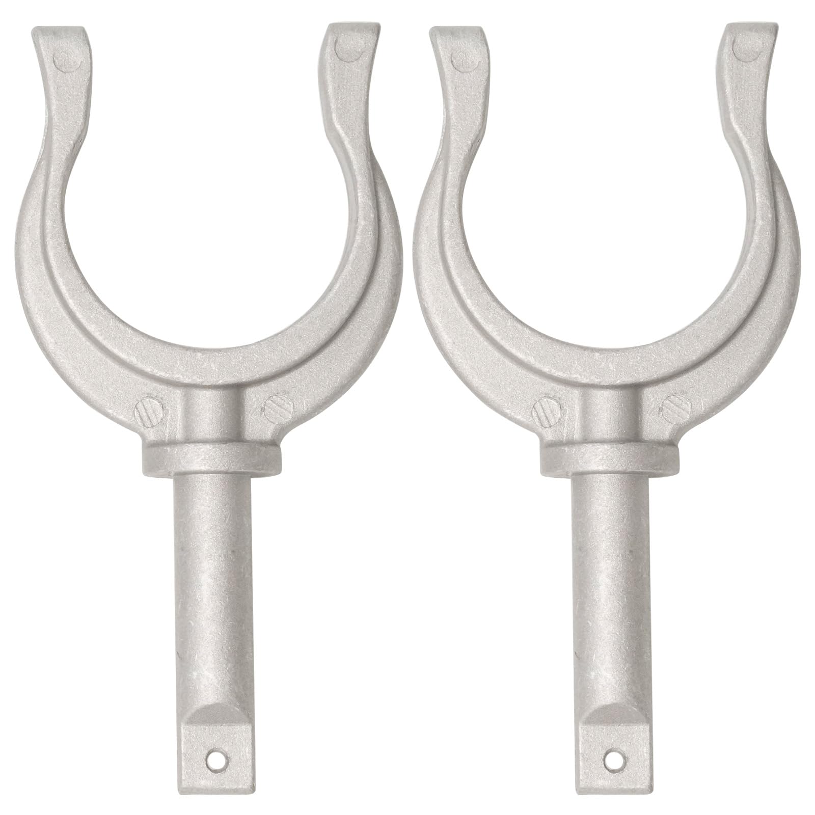 Ollanoos 2 PCS Aluminum Portable Stable Side Mount Oarlock Rowlock, Replacement for Kayak, Replacement for Canoe, Replacement for Marine Boat