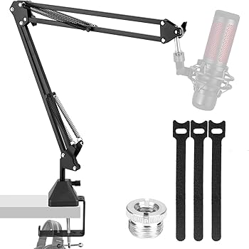 HyperX QuadCast アームスタンド付き 配信や録音のお供に Amazon.co.jp: EmJTao QuadCastブームアームマイクスタンド