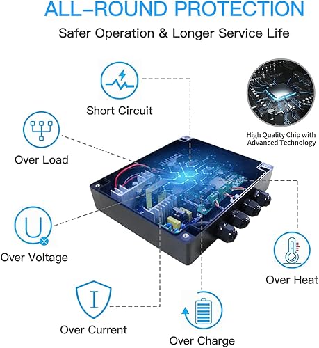 Miniatura 5 de TOPENS UPS01 Adaptador de fuente de alimentación ininterrumpida AC 100-240V a DC 24V 150W Transformador Convertidor impermeable para abrepuertas
