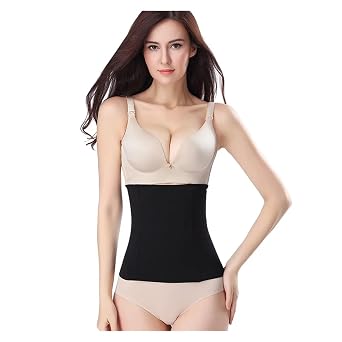 Waist Trainer Waist Trainer Slimming BeltWomen Gym Fitness Cincher Belly Control Corset Women Body Shaper Weight Loss(Black,L)