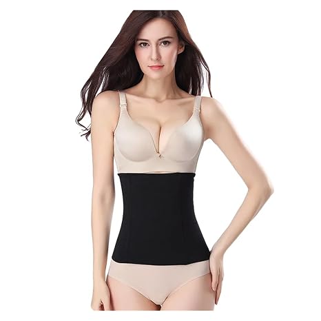 Waist Trainer Waist Trainer Slimming BeltWomen Gym Fitness Cincher Belly Control Corset Women Body Shaper Weight Loss(Black,L)