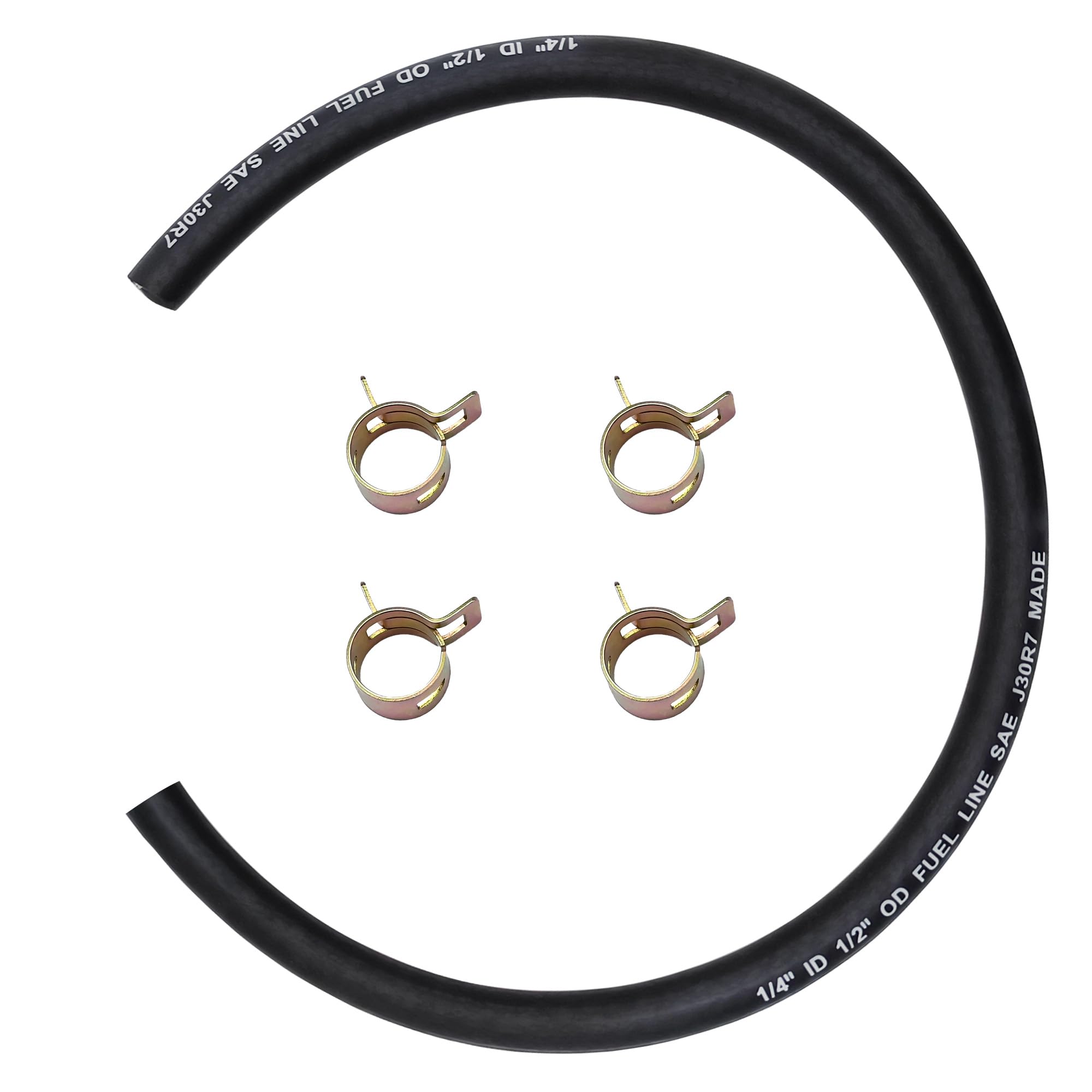 Strongthium Petrol Fuel Line Pipe Tube 1/4" Compatible with Tecumseh Briggs Stratton Toro MTD Troy-Blit Cub Cadet Lawn Mower Engine