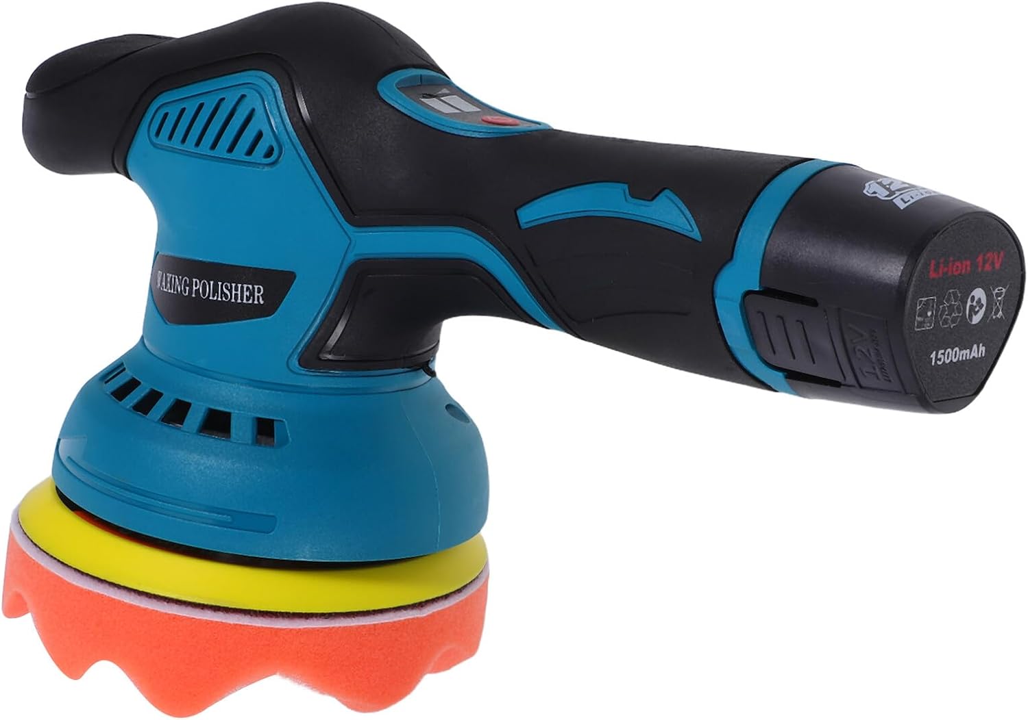 Adjustable Speed Cordless Car Buffer Polisher Kit Handheld Eccentric Battery Polishing Machine for Auto Detailing Portable Waxing Tool with DIY Settings for Versatile Car Care