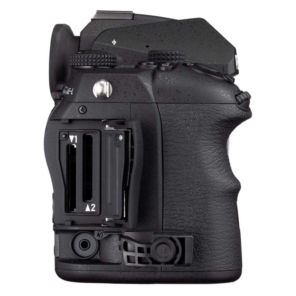 Pentax K-3 Mark III Body Black APS-C DSLR Camera - Field of view 100%~1.05x optical viewfinder, 5-axis 5.5 step in-body SR mechanism, ISO 1.6 million, weather resistant, up to 12fps, Touch screen