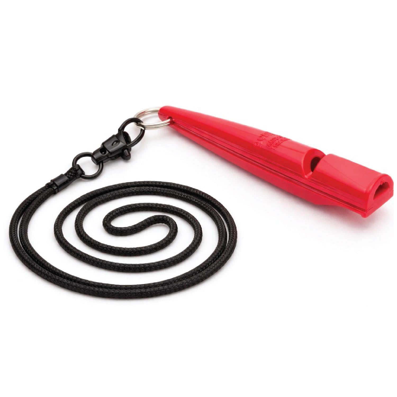 ACME 210.5 Classic Dog Whistle Carmine Red, 6200Hz Spaniel & Gundog Recall Training Whistle, Pealess, Weatherproof, With Lanyard