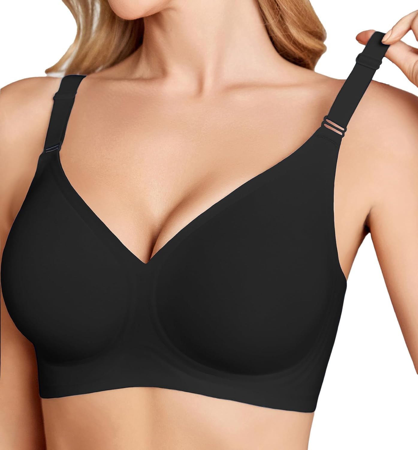 Avidlove Wireless Bras for Women Comfy Seamless Bra No Underwire Bras Full Coverage Bralettes Soft Comfortable Everyday Bra
