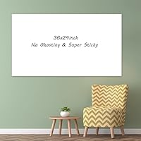 Vista 8 de Nortix Papel de pizarra blanca para pared, papel de contacto de pizarra blanca, papel tapiz de borrado en seco para despegar y pegar, a prueba